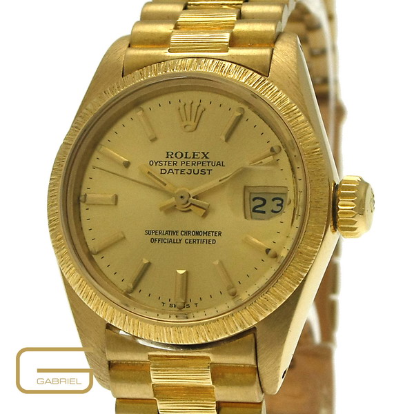 Rolex Lady DateJust 18K.Gold Ref.6927