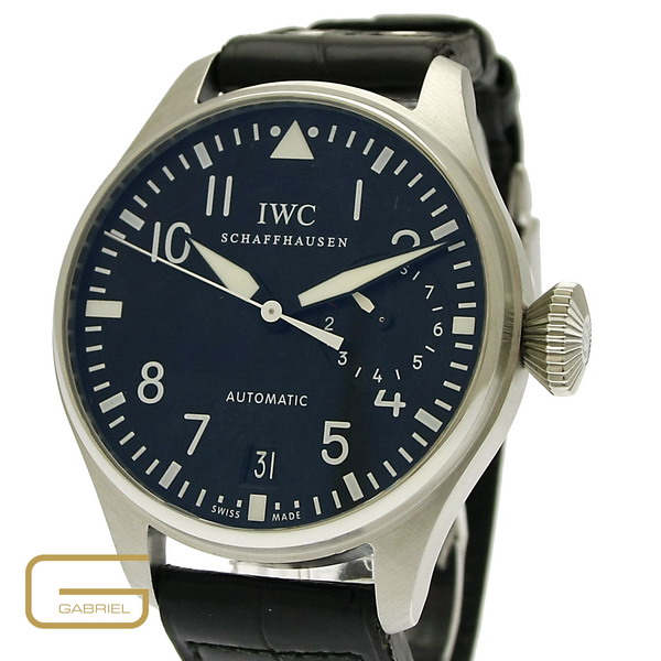 IWC Big Pilot Fliegeruhr Stahl mit Papiere