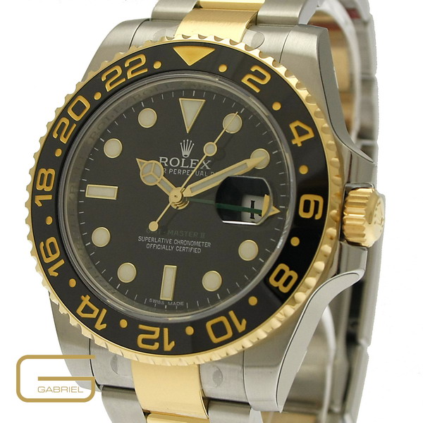 Rolex GMT-Master II Stahl/Gold Keramik Lünette NEU!! NP 9.535,-