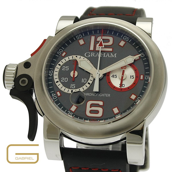 Graham Chronofighter Trigger Stahl mit Papiere