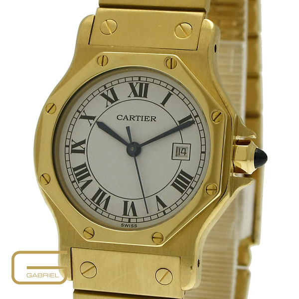 Cartier Santos 18K.Gold 110gr. Automatik