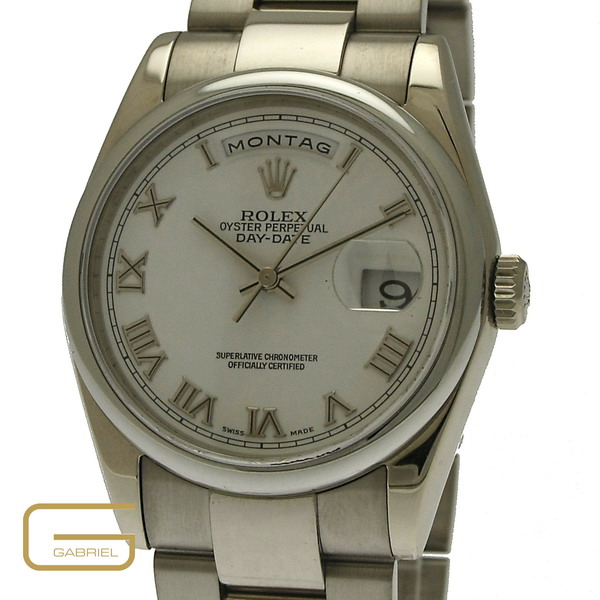 Rolex Day-Date 18K.Weissgold Ref.118239