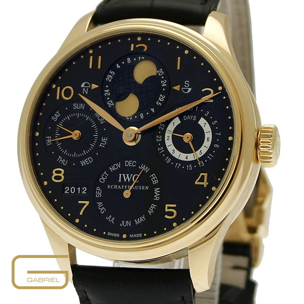 IWC Portugieser ewiger Kalender 18K.Gold mit Papiere