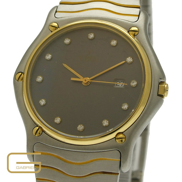 Ebel 1911 Stahl/18K.Gold mit Brillant Blatt