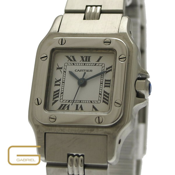 Cartier Santos Stahl Automatik mit Papiere