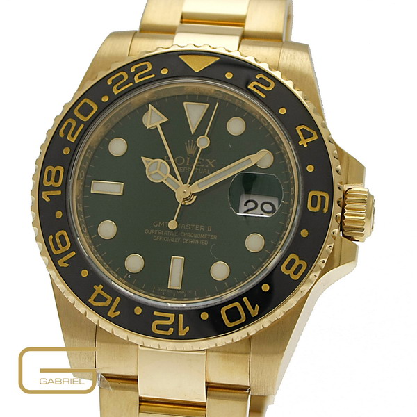 Rolex GMT-Master II 18K.Gold Ref.116718 mit Papiere
