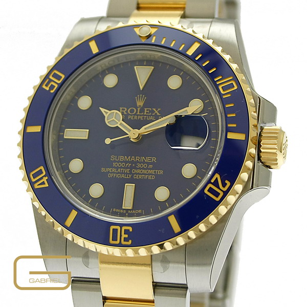 Rolex Submariner Ref.116613LB Stahl/Gold/Keramik NEU!! NP 9.535,