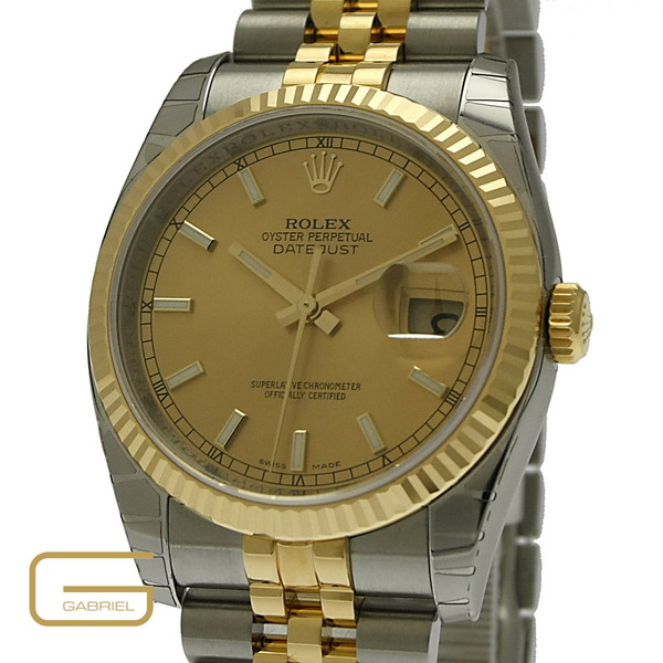 Rolex DateJust Ref.116233 Stahl/18K.Gold NEU!! NP 7.900,- €
